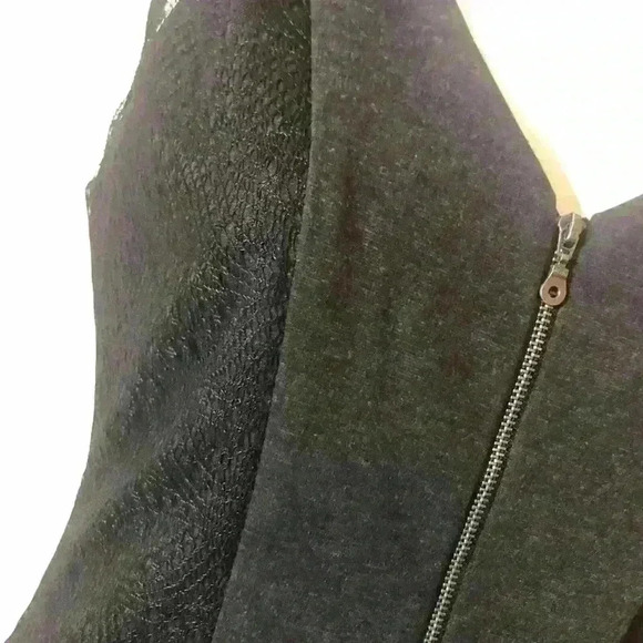 Max & Cleo Sleeveless Grey/Black Dress - Picture 5 of 7